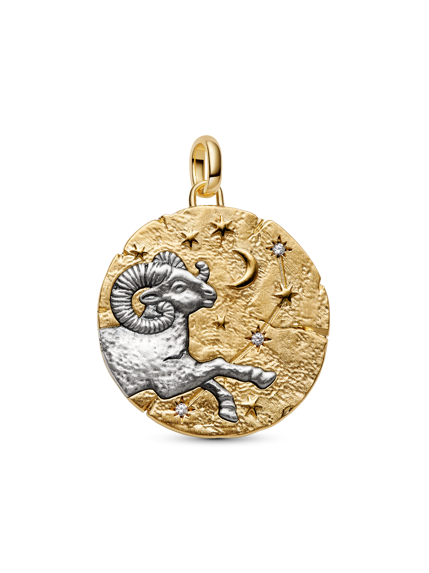 Ram Dierenriem Oversized Medaillonbedel