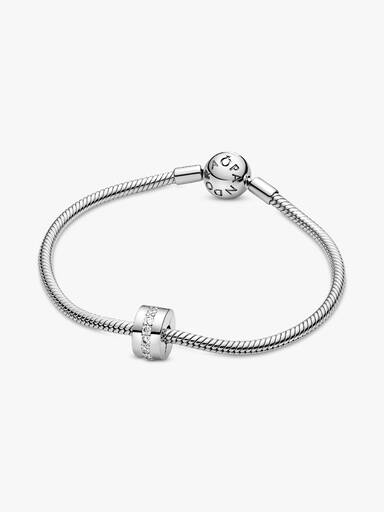 Charm Clip Rangée Scintillante Incolore