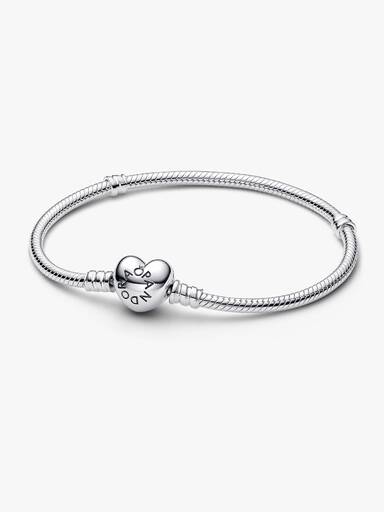 Hart en Snake Chain Armband