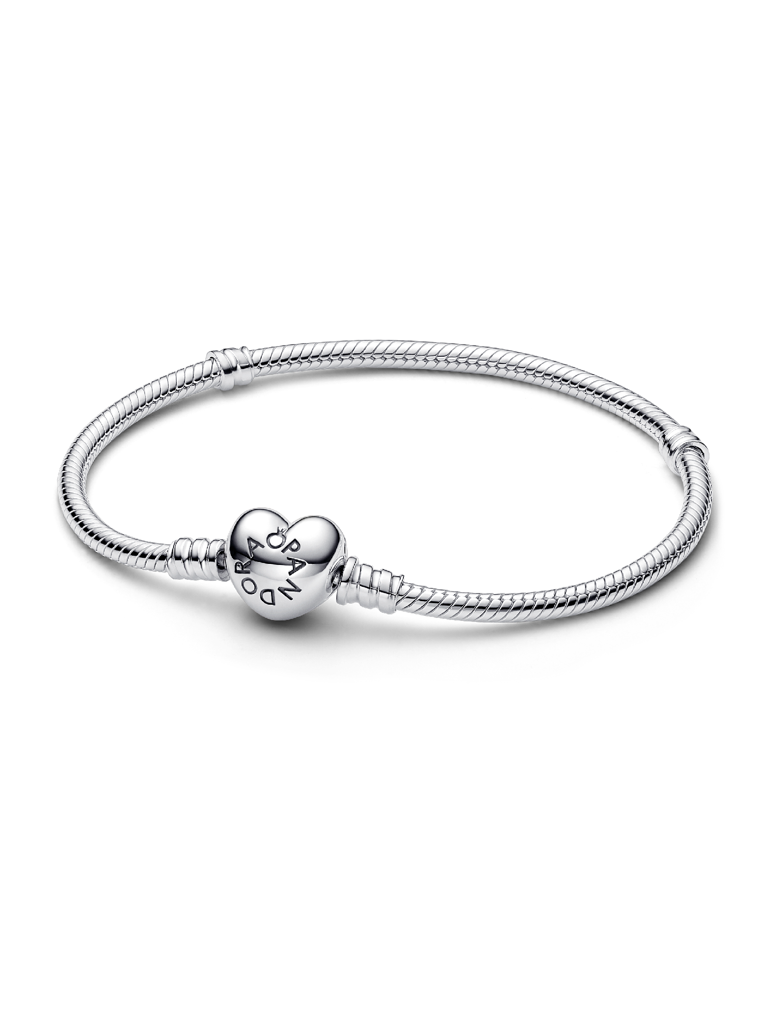 Hart en Snake Chain Armband