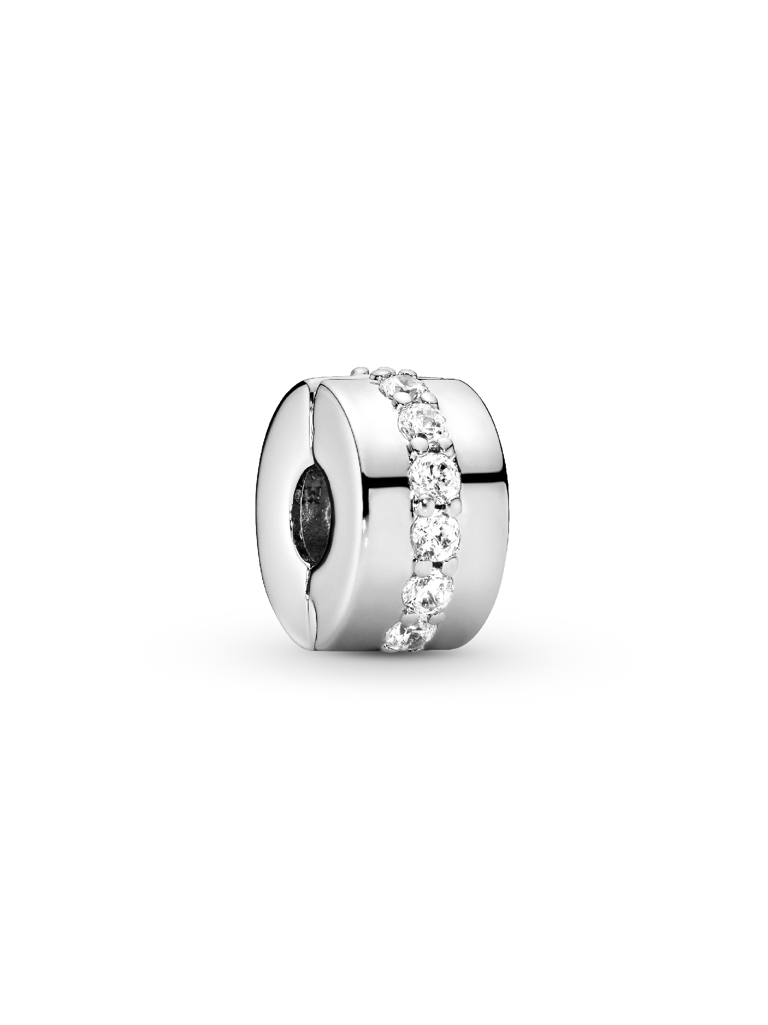 Clear Sparkling Row Clip Bedel