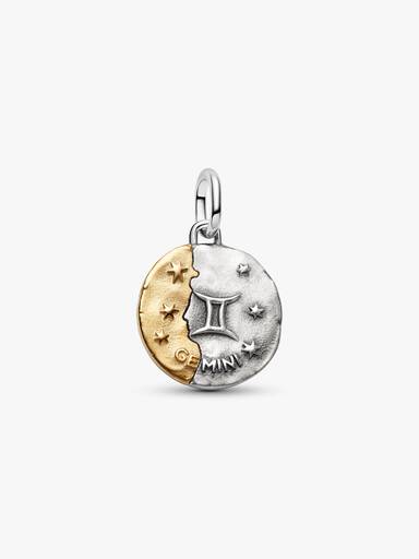 Charm Médaillon Zodiaque Gémeaux
