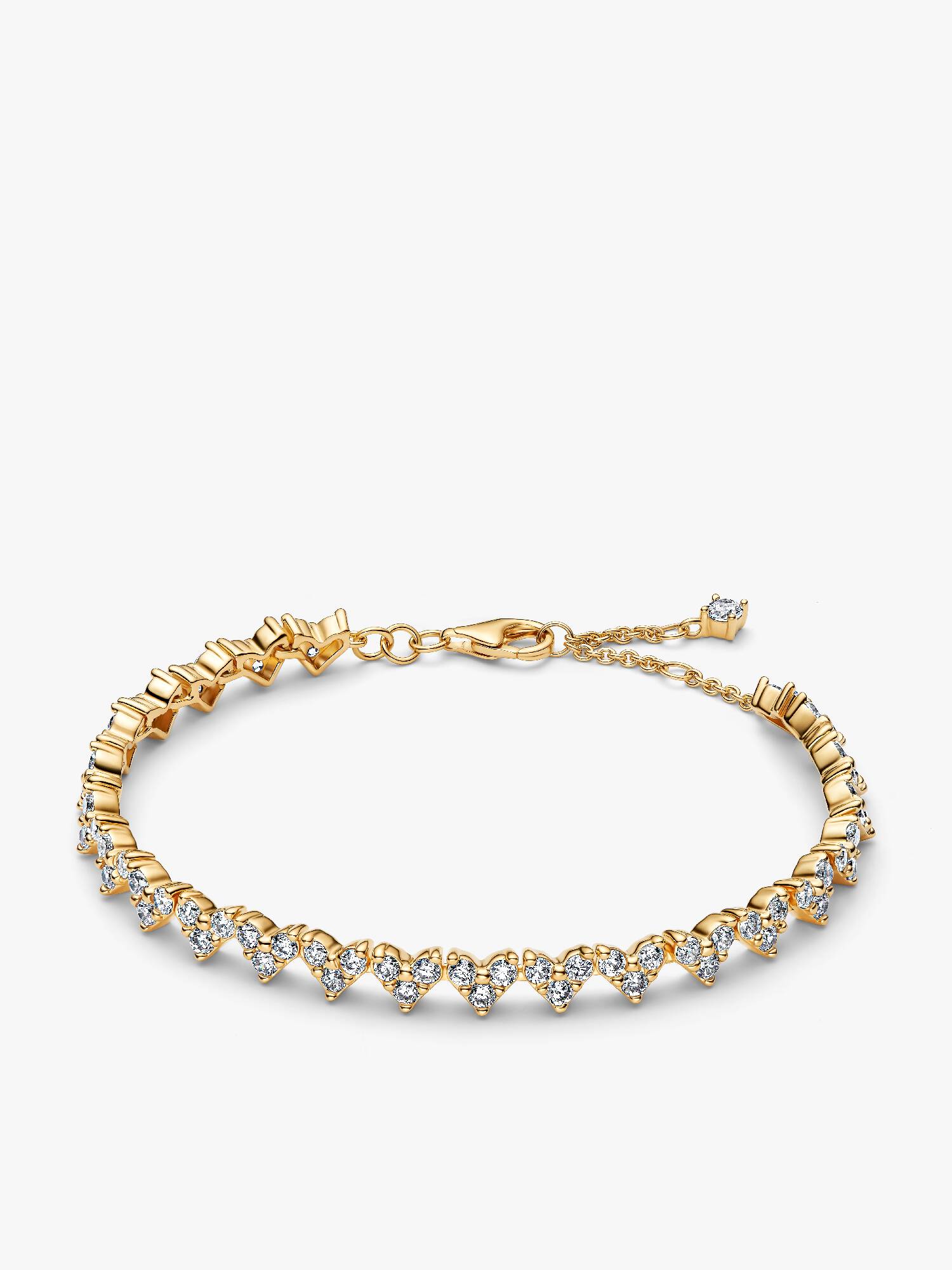 Bracelet Cœur Pierre Triple