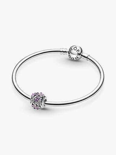 Charm Marguerite Violette Ajouré