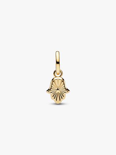 Mini Charm Pendant Main de Fatma Verte