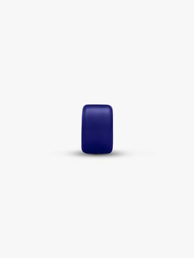 Blauw muranoglas minibedel