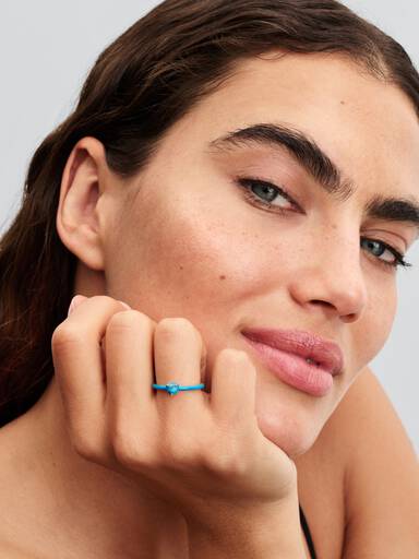 Bague Pierre Cœur Turquoise