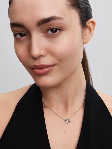 Collier Cœur Infini Scintillant