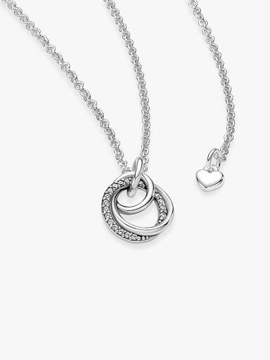 Collier Pendentif Cercles Ma Famille Pour Toujours