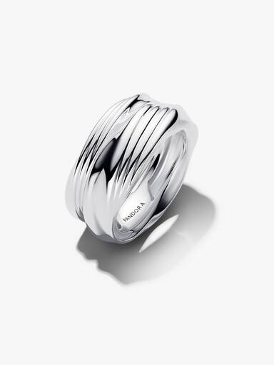 Bague Double Torsadée