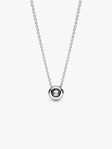 Ronde Sprankelende Stralenkrans Ketting
