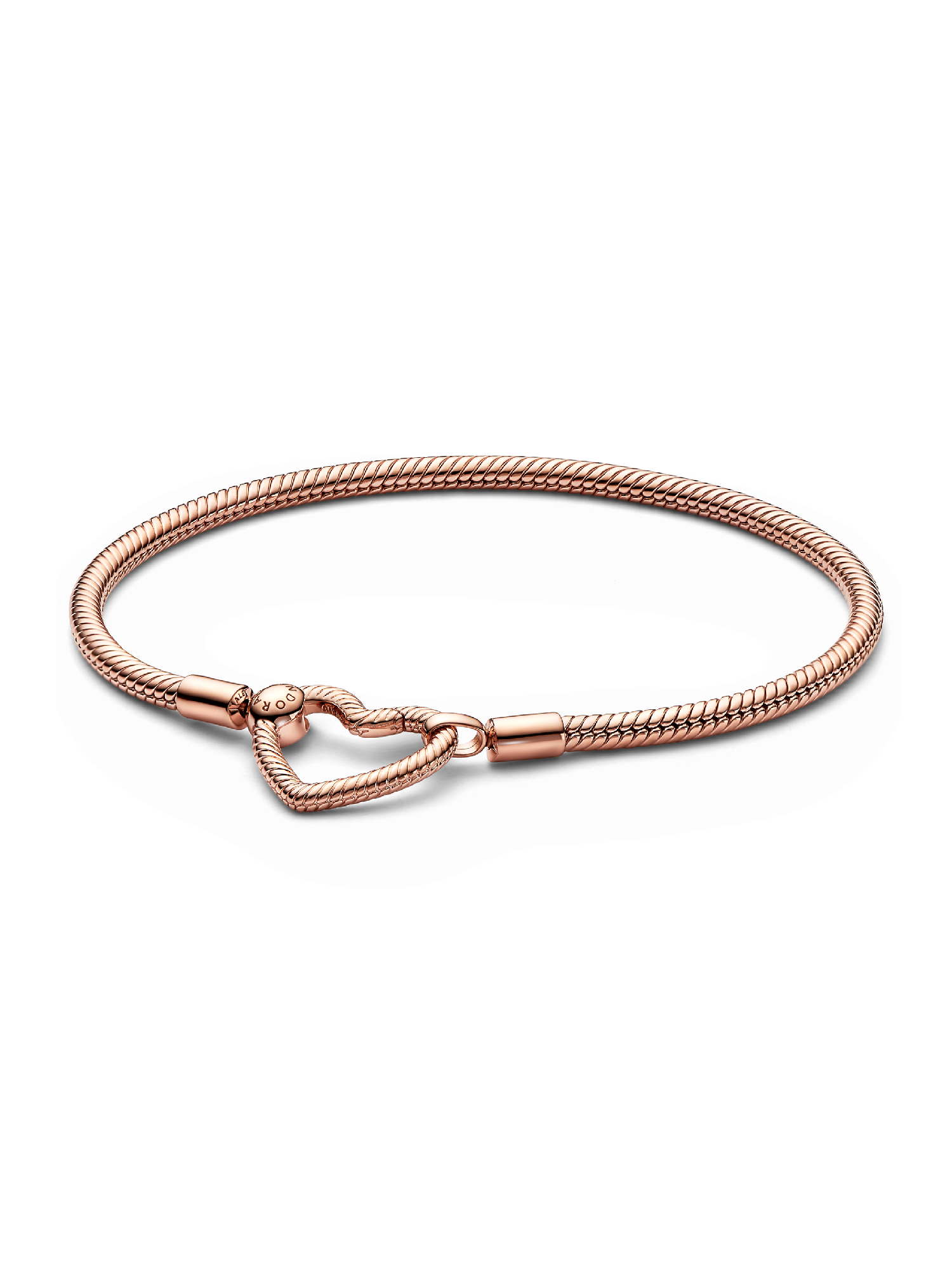Pandora Moments Hearts Closure Slangenschakelarmband