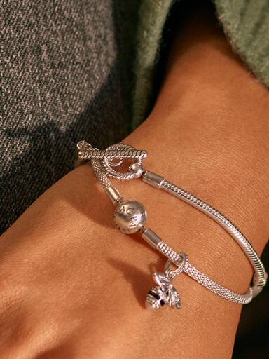 Pandora Moments T-Bar Slangenschakel-armband