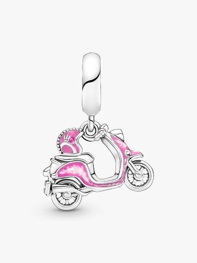Charm Pendant Scooter Rose