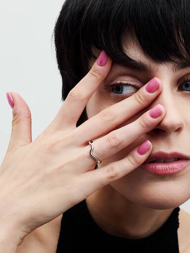 Bague Vague Polie