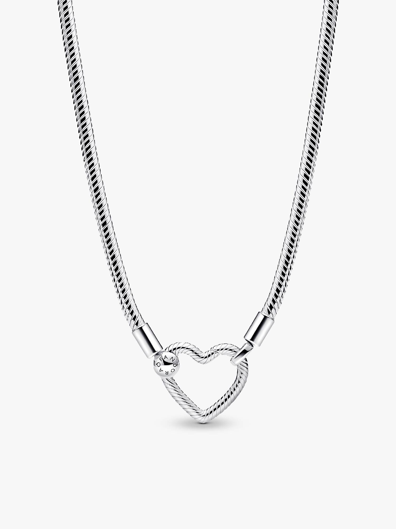 Collier Maille Serpent Fermoir Cœur