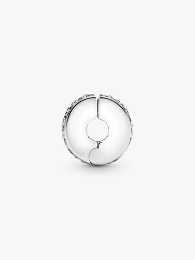 Charm Clip Pavé Transparent