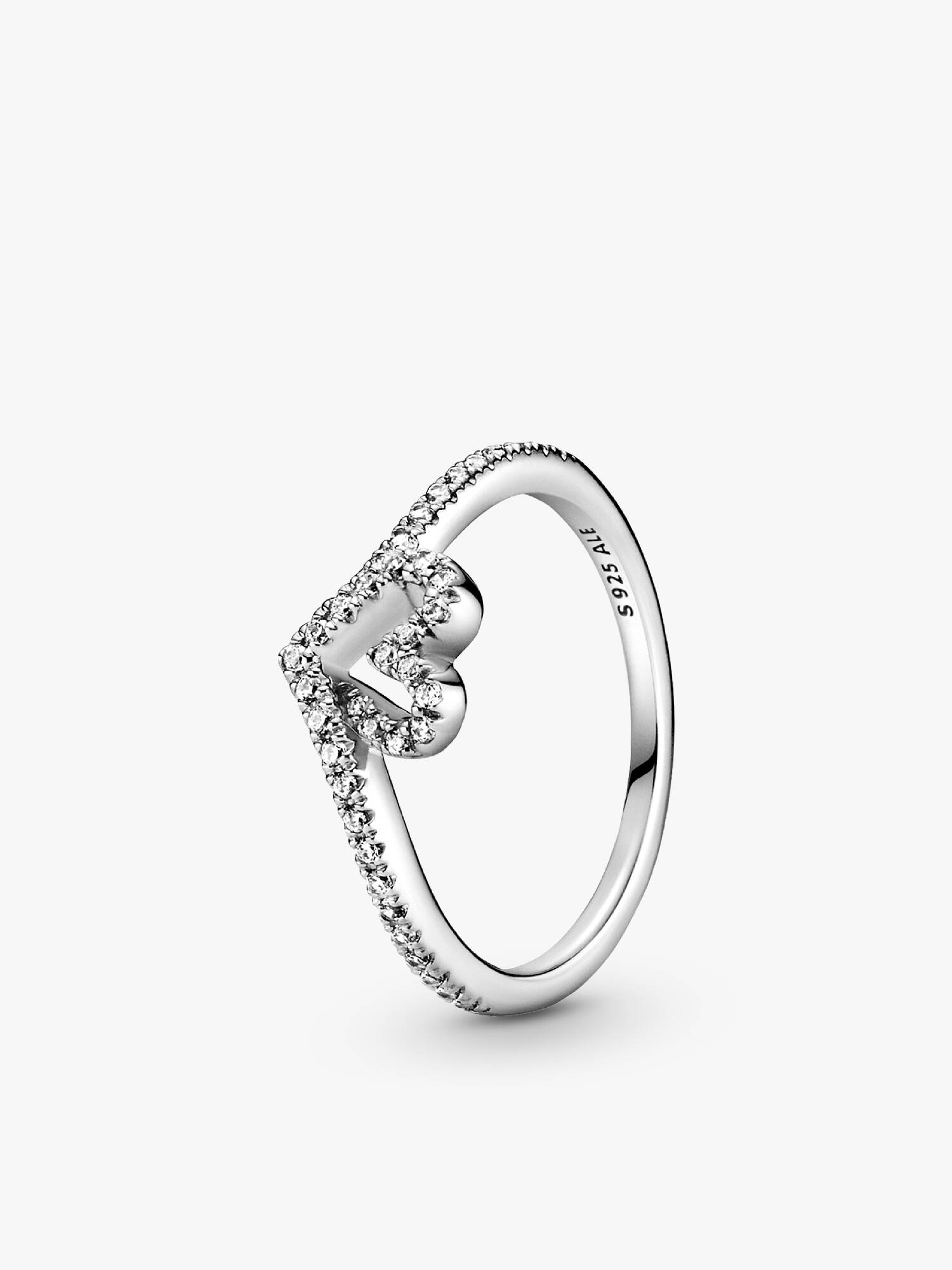 Bague Cœur Vœu Scintillant