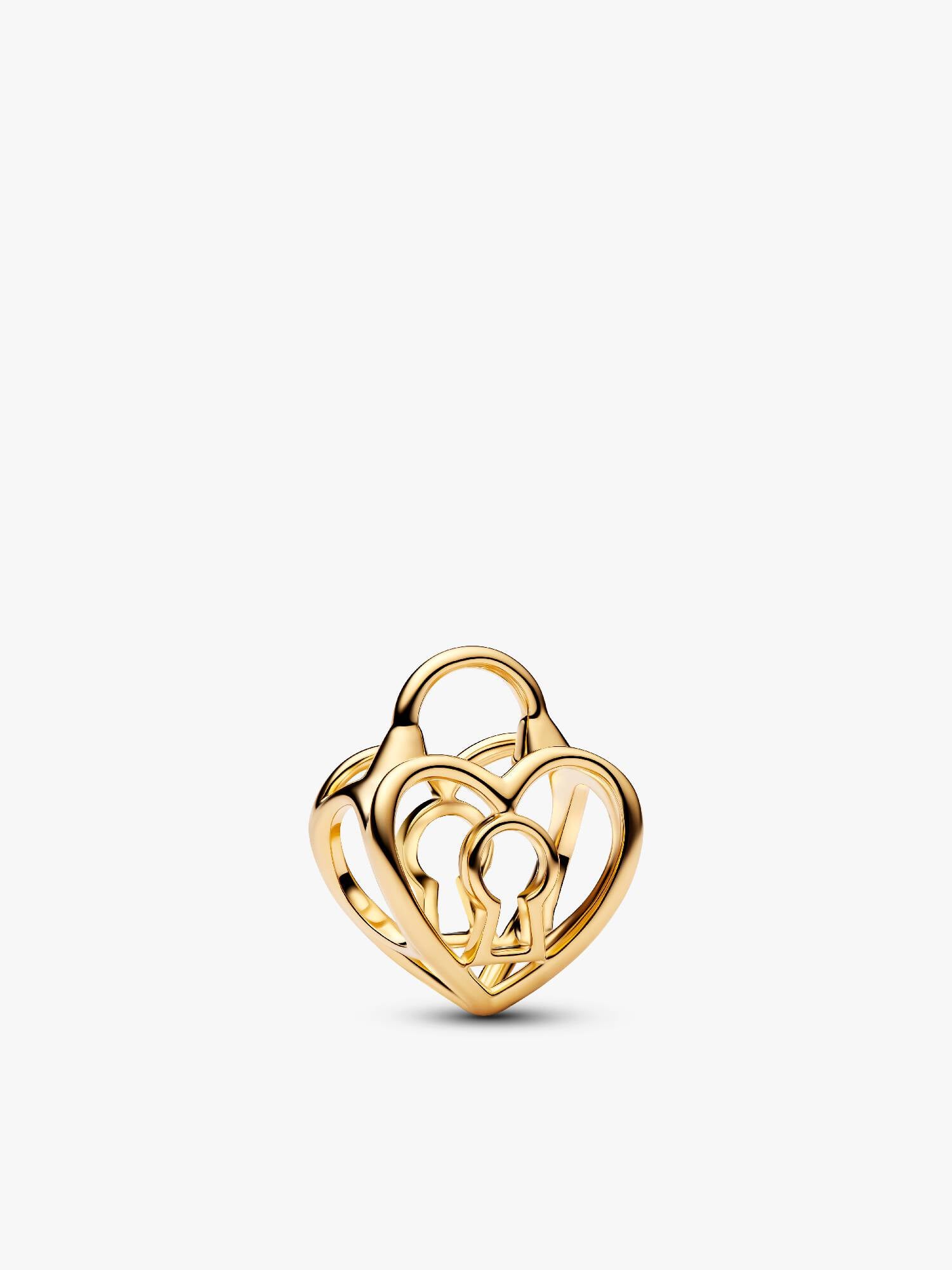 Charm Cadenas Cœur Ajouré