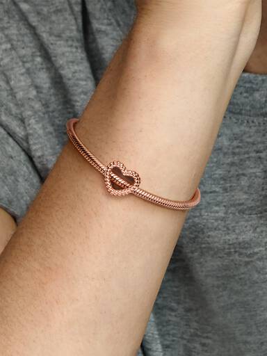 Charm Cœur Ouvert Perlé