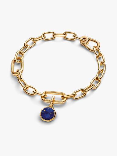 Mini Charm Médaillon Gravable Bleu