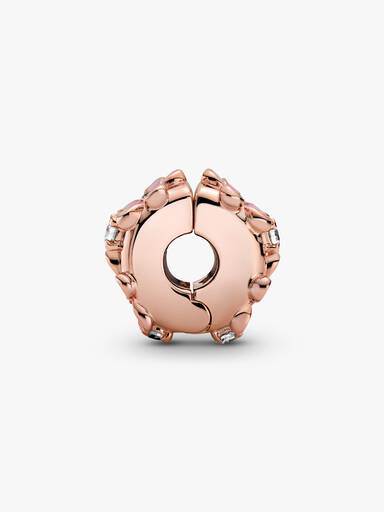 Charm Clip Espaceur Marguerite Rose