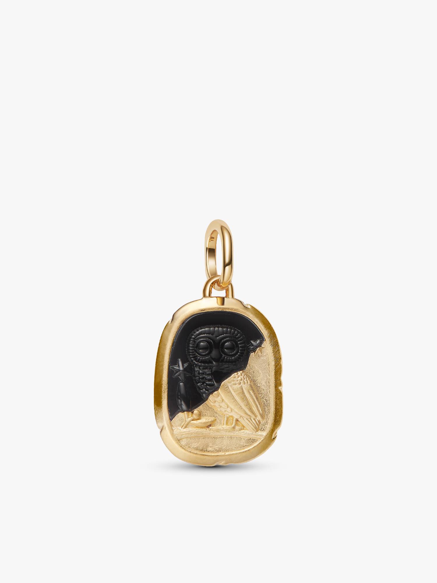 Charm Médaillon Hibou