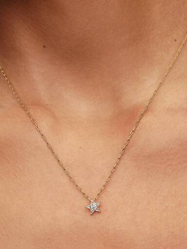 Sprankelende Stella Ketting met Hanger