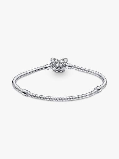 Snake Chain Armband met Vlindersluiting