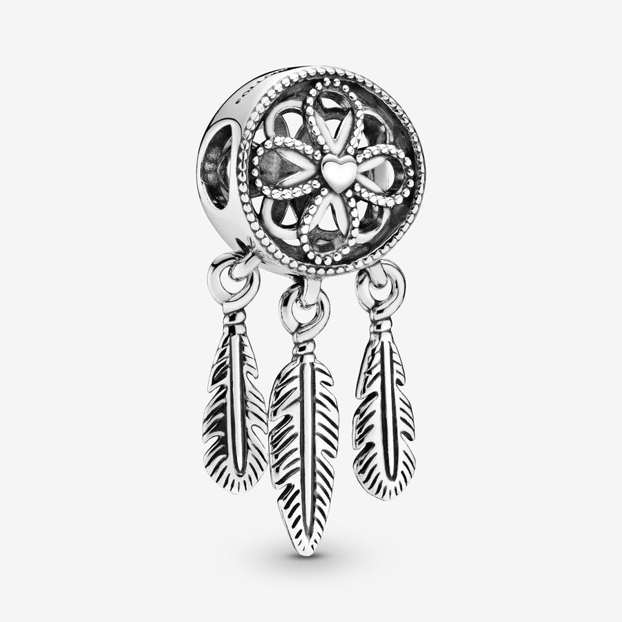 Dream catcher silver charm image number 0