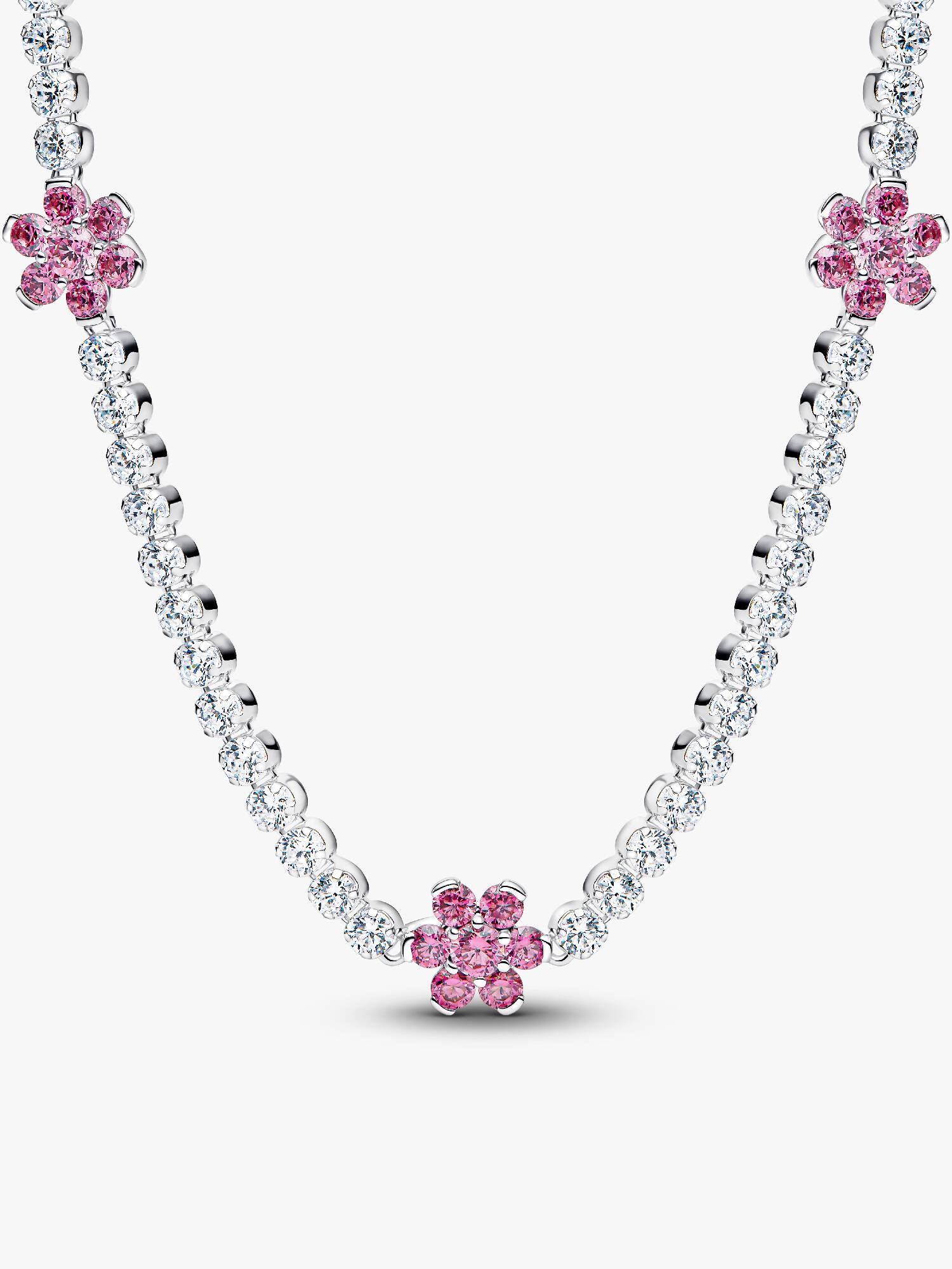 Collier Rivière Fleur Rose