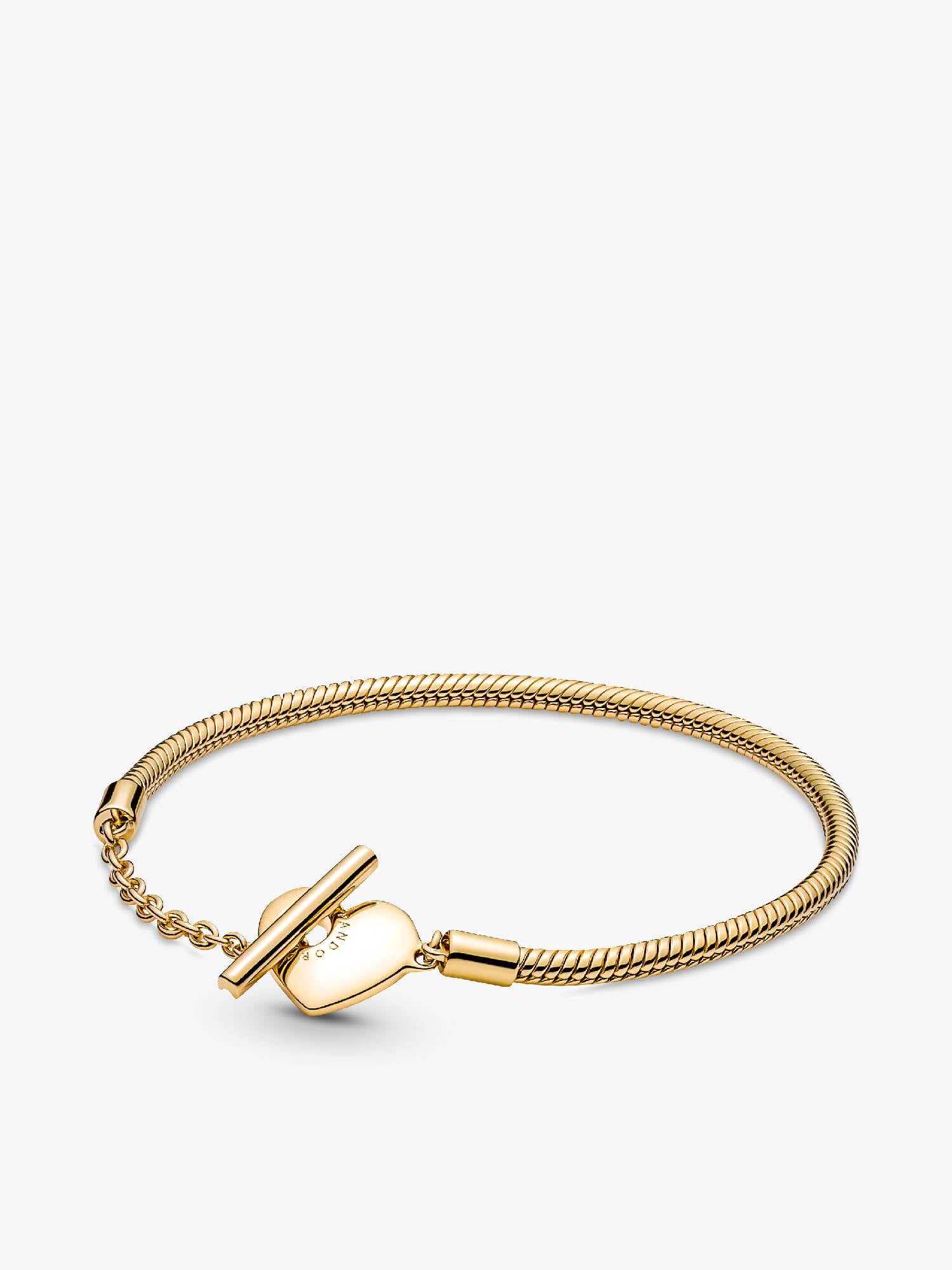 Hart T-balk snake chain-armband