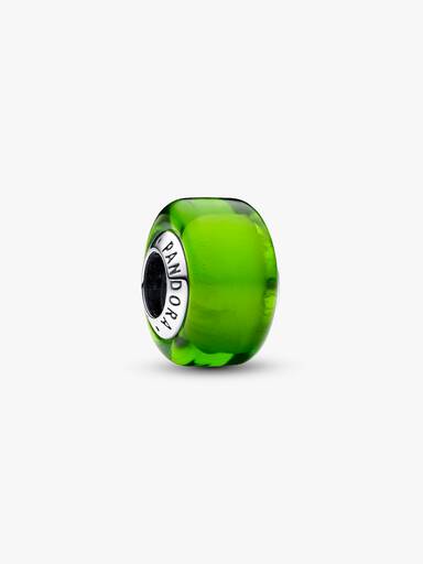 Mini Charm en Verre de Murano Vert
