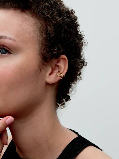 Manchette d'Oreille Infini de Forme Organique