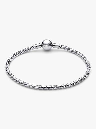 Bracelet Maille Ailée Fermoir Rond