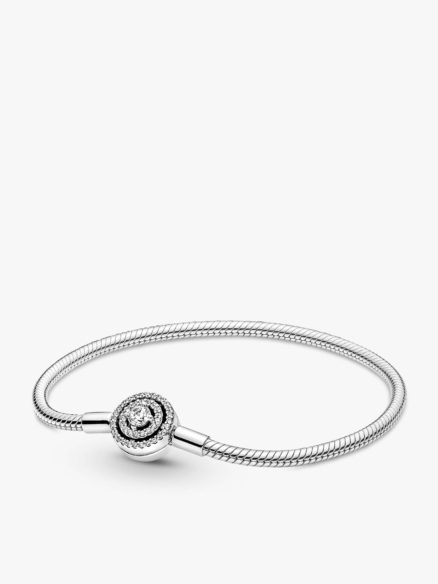Halo snake chain-armband