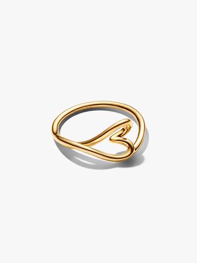 Petite Bague Cœur de Forme Organique