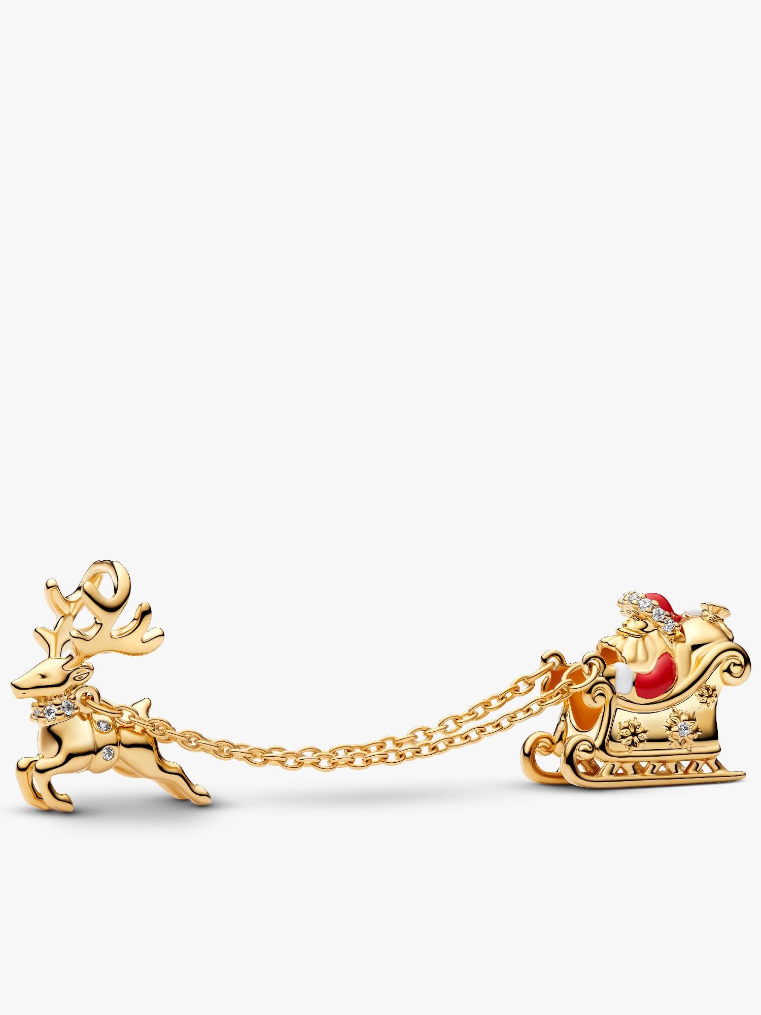 Charm Double Traîneau du Père Noël 