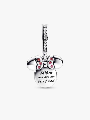 Charm Pendant Double Disney Silhouette de Minnie