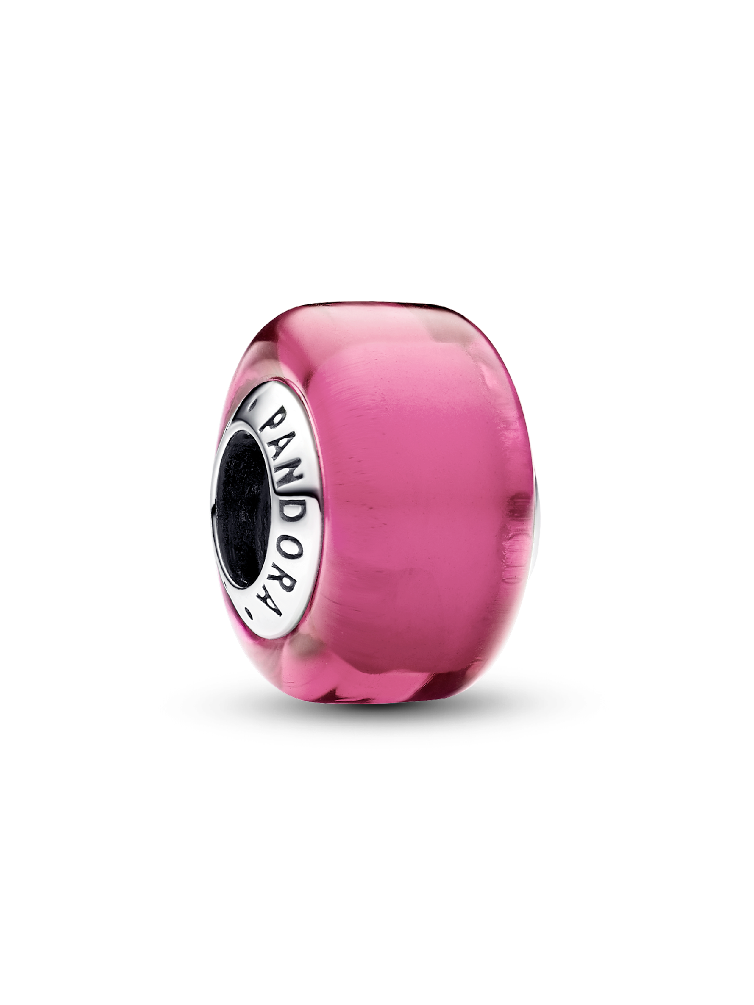 Roze minibedel van muranoglas