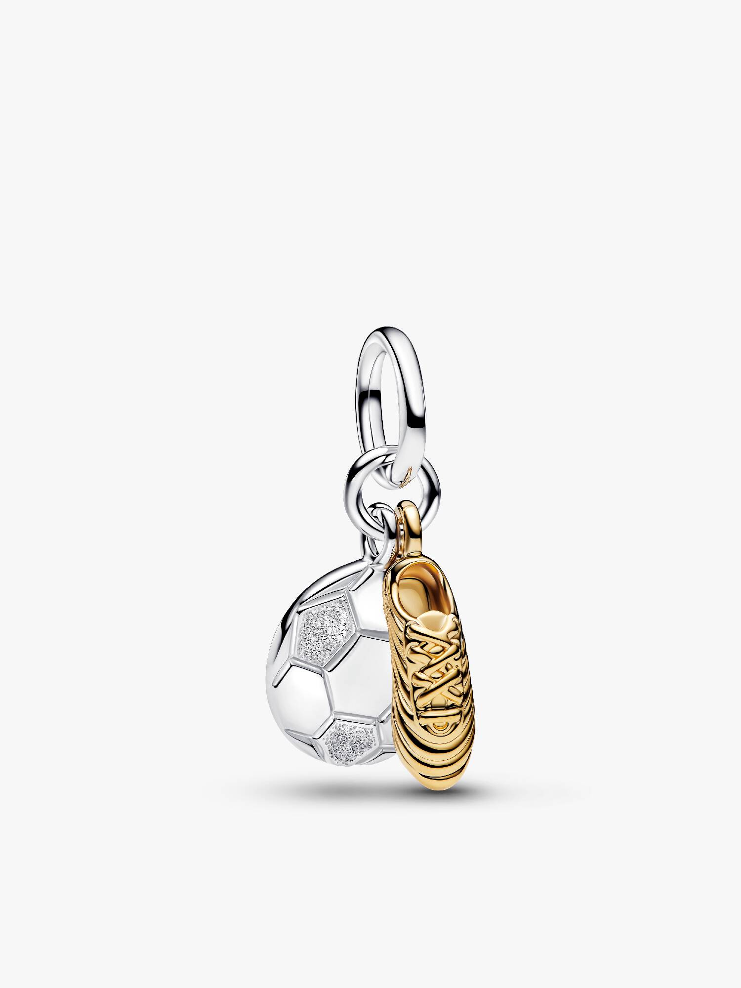 Charm Pendant Double Chaussure de Football