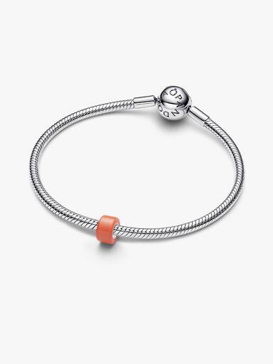 Oranje Muranoglas Mini Bedel