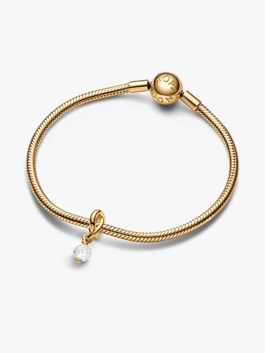 Avril Charm Pendant Cercle de l'Éternité Incolore Facetté