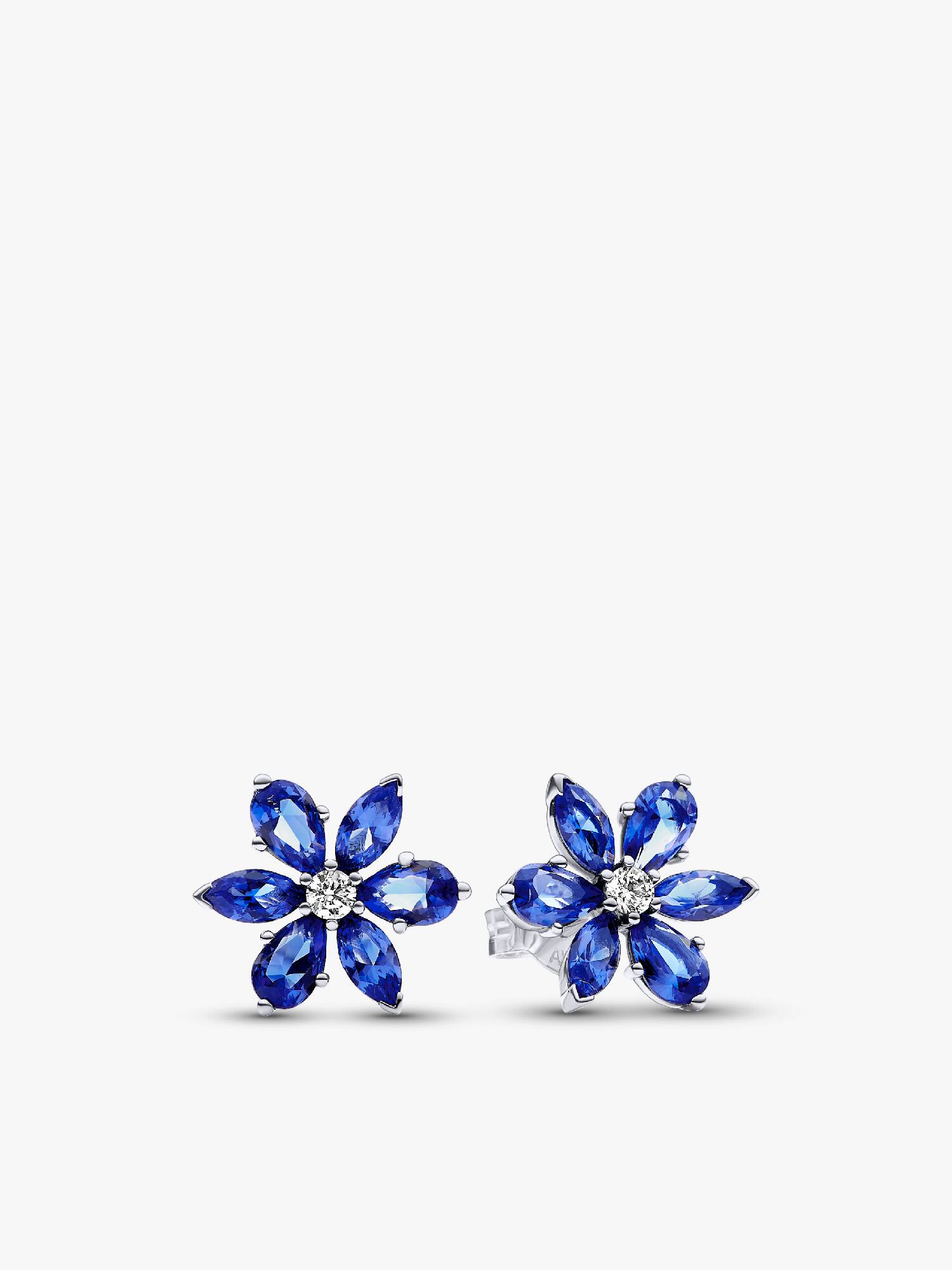Clous d’Oreilles Herbier Bleu Scintillant