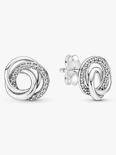 Clous d'Oreilles Cercles Ma Famille Pour Toujours