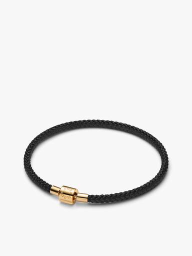 Vlinder & Klaver Mini Bedel Koord Armband Set