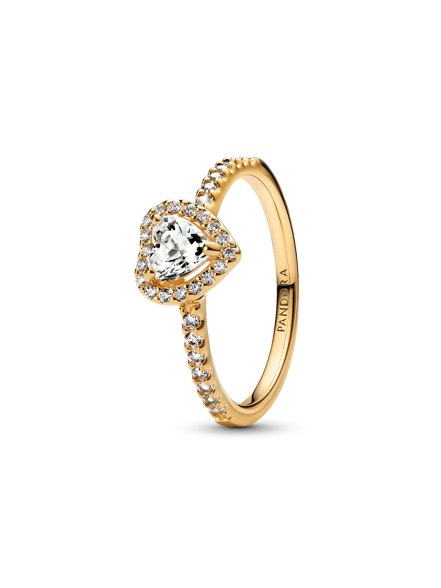 Bague Cœur Surélevé