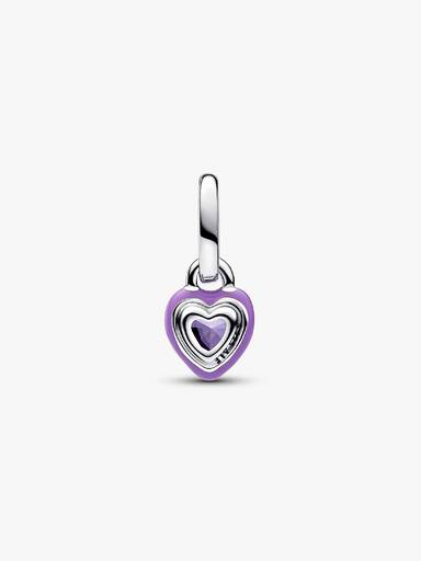 Mini Charm Pendant Cœur Chakra Violet Pandora ME