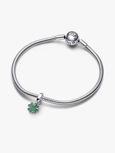 Charm Pendant Trèfle à Quatre Feuilles