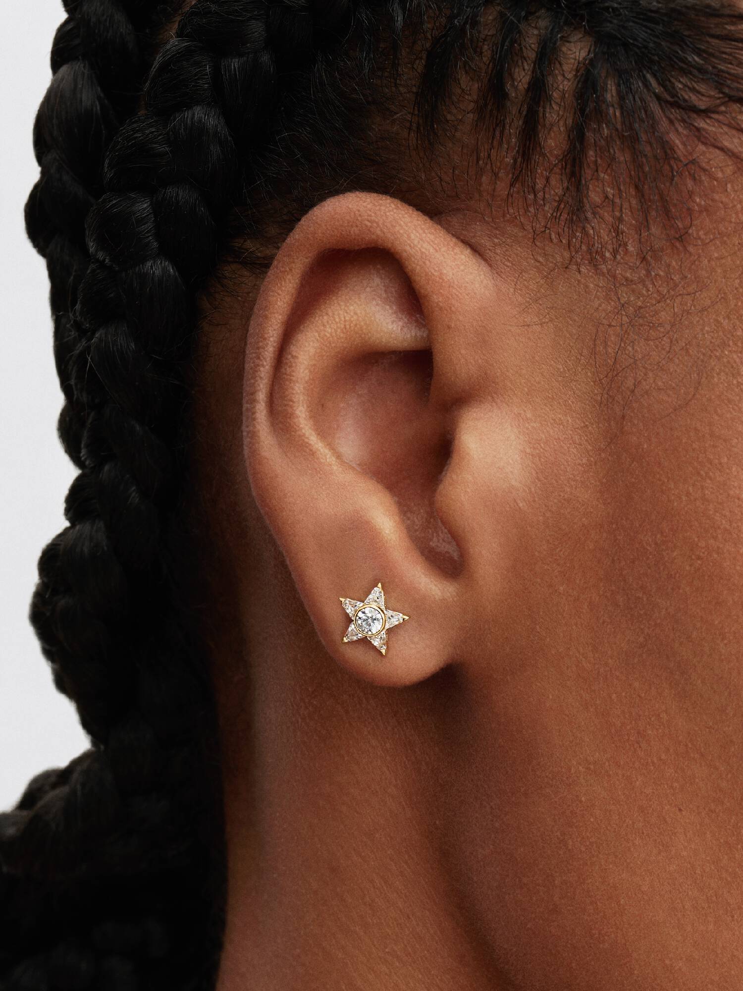Clous d’Oreilles Étoiles Scintillantes